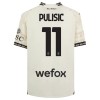 Maillot de Supporter AC Milan Christian Pulisic 11 Quatrième 2023-24 Blanche Pour Homme